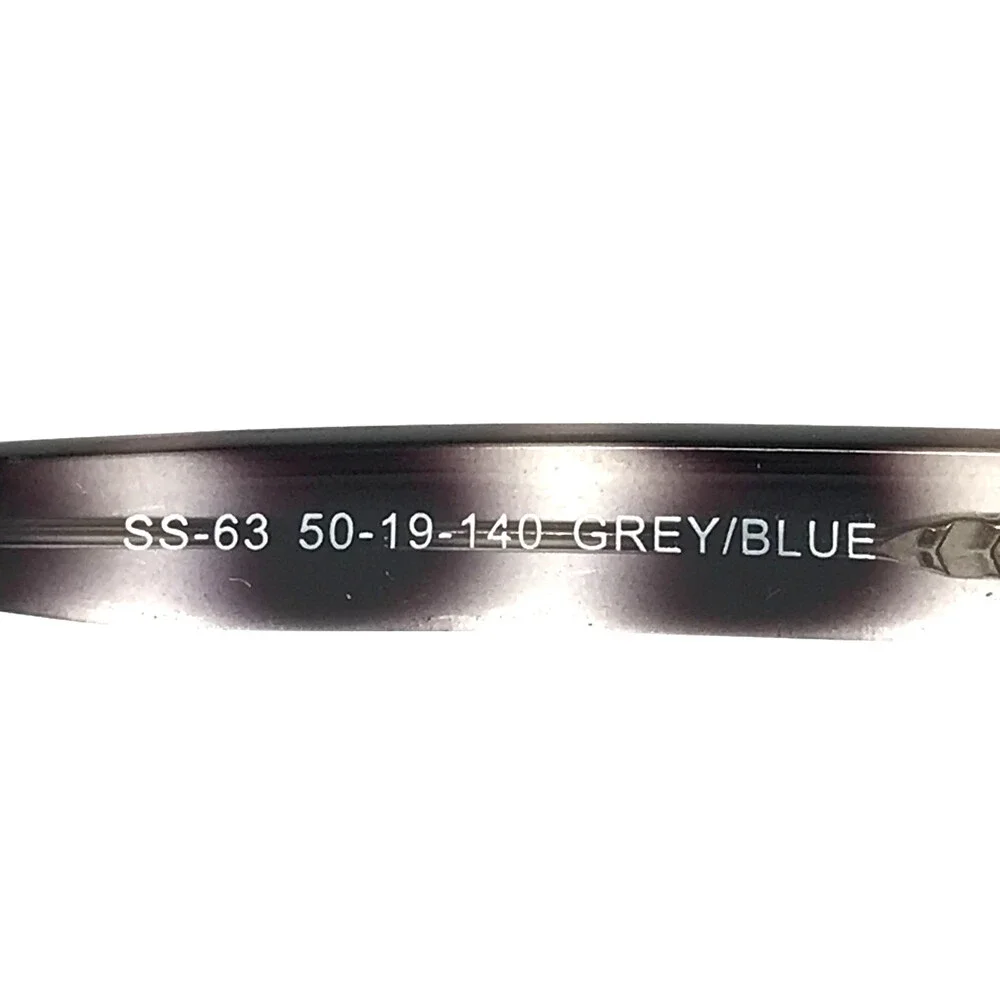 Success Eyeglasses Frames SS-63 GREY/BLUE Tortoise Cat Eye Full Rim 50-19-140